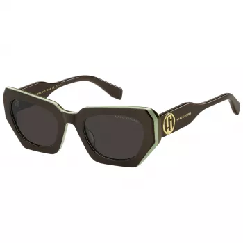 Óculos de sol de mulher THE MARC JACOBS MARC851/S - armação de acetato estilo gatinho, lentes cinzentas degradê, 52 mm