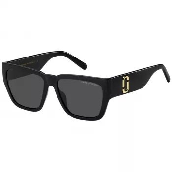 Óculos de sol de mulher THE MARC JACOBS MARC646S807 - armação de acetato quadrada, lentes degradê cinzentas, proteção UV400, largura da lente 57 mm
