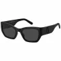 Óculos de sol de mulher THE MARC JACOBS MARC723S807 - Armação de acetato preta, lentes de policarbonato cinzentas, 53 mm