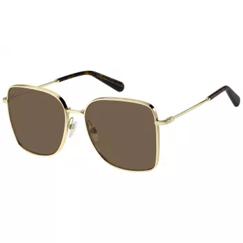 THE MARC JACOBS Óculos de sol para mulher MARC829S01Q - Armação quadrada em acetato, lentes de policarbonato cinzentas, 58 mm