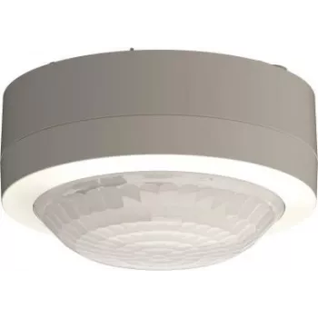 Theben PIRA T8 AP Detetor de movimento de teto por infravermelhos passivos 360°, montagem à superfície, alcance de 8 m, IP54, Branco 1030203