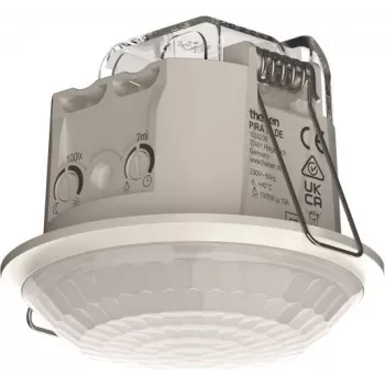 Detetor de teto THEBEN THE PIRA T8 DE 360° cobertura total, branco