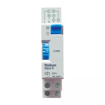 THEBEN THEB TLZ 1-7 min ELPA8 até 2300W Interruptor horário para luz de escada 3/4 condutores