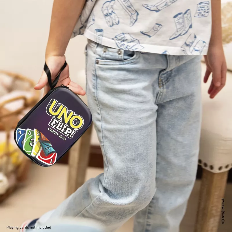 Theo Klein UNO FLIP - saco de transporte roxo/preto