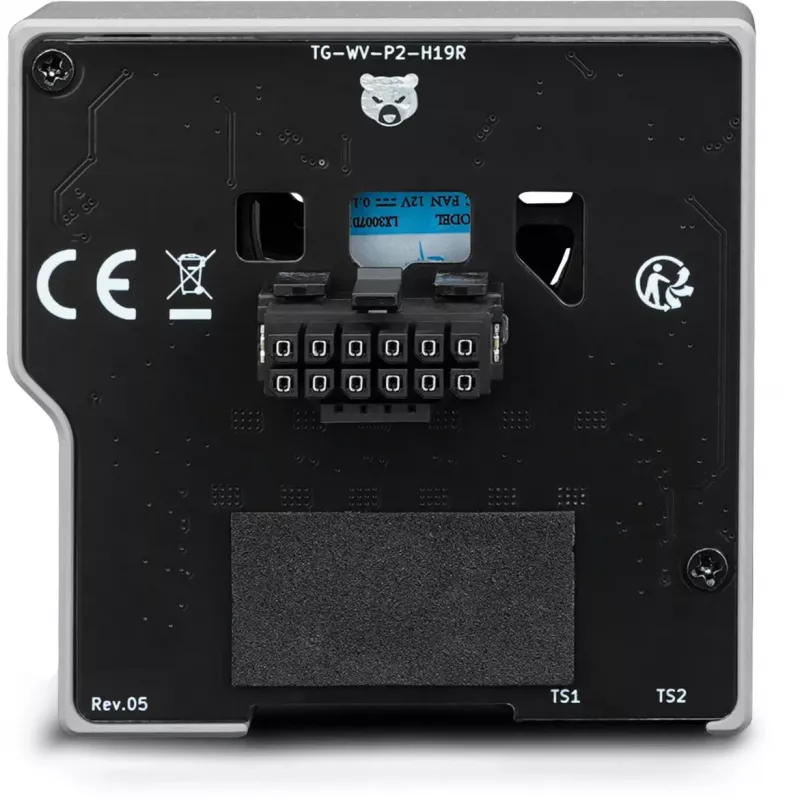 Dispositivo de monitorização de energia GPU Thermal Grizzly WireView Pro II - branco, invertido (12V-2x6-Pin, USB-C)