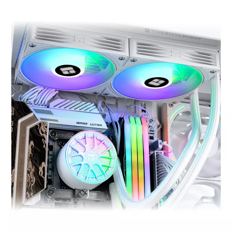 Refrigeração líquida tudo-em-um Thermalright Aqua Elite V6 RGB 240mm (branco)