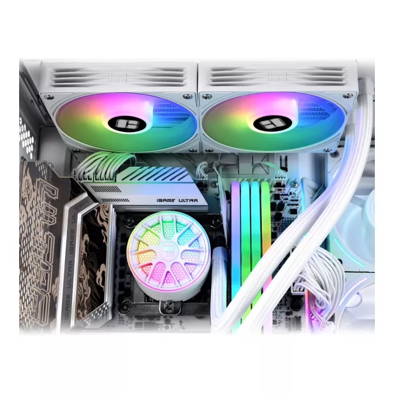 Refrigeração líquida tudo-em-um Thermalright Aqua Elite V6 RGB 240mm (branco)
