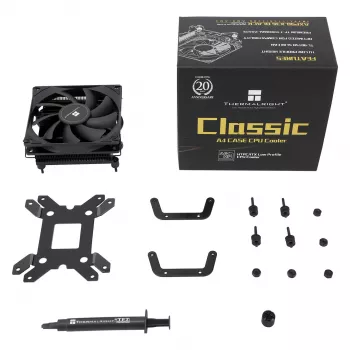 Dissipador de CPU Thermalright AXP90-X36 Black Low Profile, ventoinha PWM 92mm, ITX, Intel & AMD