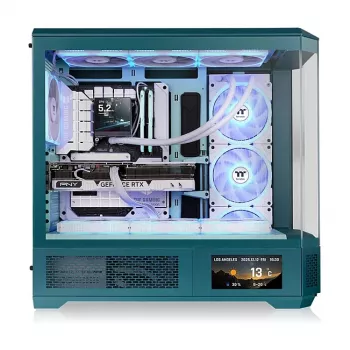 Thermaltake AC-080-OOTNAN-A1 Kit de painel LCD de 6,0 polegadas para View 600 TG, Transformative Teal