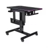 Secretária gaming elétrica Thermaltake CycleDesk 100 GGD, tampo em MDF, 800x500 mm, preta