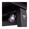 Thermaltake Level 20 Battle Station secretária gaming – estrutura em aço em Z, tampo em MDF com fibra de carbono, capacidade 100kg, preto