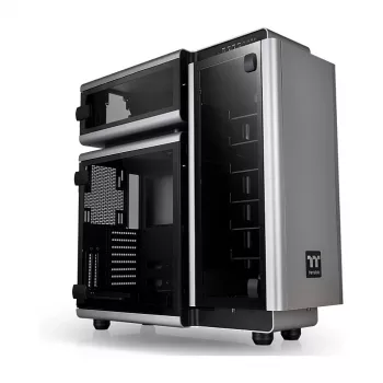 Caixa Full Tower Thermaltake Level 20 Tempered Glass Edition, cinzento/preto, ventoinhas ARGB