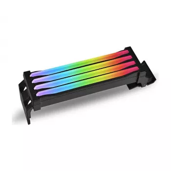 Cobertura de memória Thermaltake Pacific R1 Plus - branco-neve, RGB endereçável