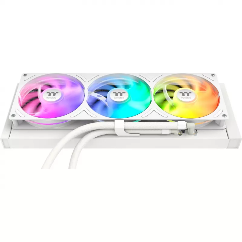 Thermaltake ST360 Ultra Snow 360 mm Refrigeração líquida All-in-One, LCD IPS de 7 polegadas, branco