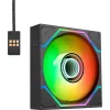 Ventoinhas Thermaltake SWAFAN 120 EX INFINITY pretas pack de 3 120mm PWM ARGB