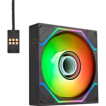 Ventoinhas Thermaltake SWAFAN 120 EX INFINITY pretas pack de 3 120mm PWM ARGB