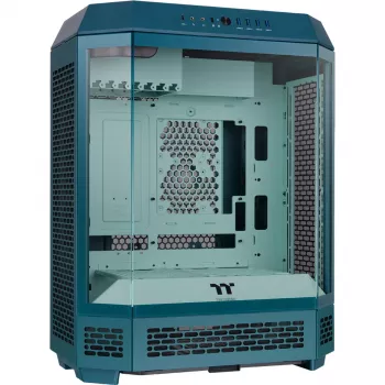 Caixa full tower Thermaltake The Tower 600 Transformative Teal, 3x vidro temperado, E-ATX, USB-C
