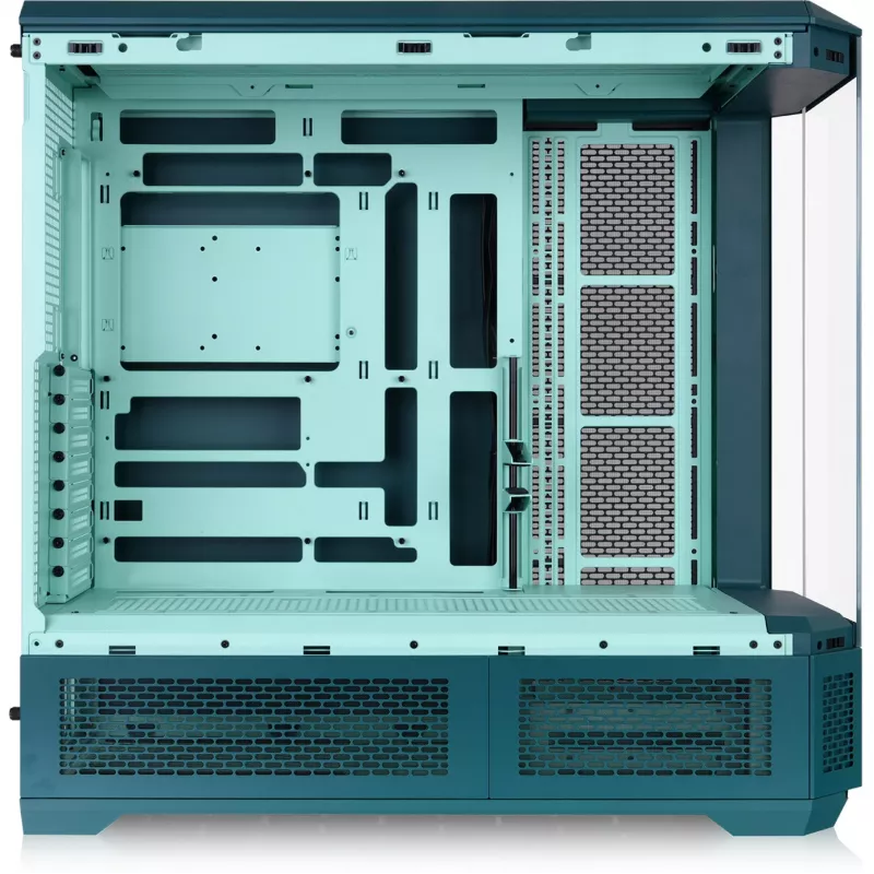 Caixa full tower Thermaltake View 600 TG Transformative Teal, vidro temperado, ARGB