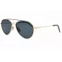 Óculos de sol unissexo aviador Thom Browne TB109ATGLDBLK armação de titânio lentes verde-escuras 53/20/141 mm