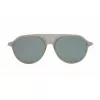 Óculos de sol unissexo Thom Browne TB809BGRYSLV5 - armação cinzenta, lentes espelhadas prateadas, 55/18/145 mm