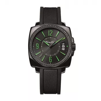 THOMAS SABO Relógio de homem WA0106-208-20 40,5 mm aço inoxidável com revestimento iónico preto cronógrafo de quartzo