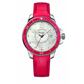 Relógio cronógrafo de quartzo THOMAS SABO Rebel at Heart unissexo 44 mm preto aço inoxidável e pele
