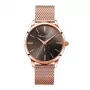 THOMAS SABO Rebel at Heart relógio de quartzo unissexo 42mm aço inoxidável com revestimento iónico preto e pele WA01772652064