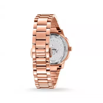 Relógio de mulher THOMAS SABO WA02152652093 33mm mesh em aço inoxidável tom ouro rosa