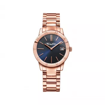 Relógio de mulher THOMAS SABO WA02152652093 33mm mesh em aço inoxidável tom ouro rosa