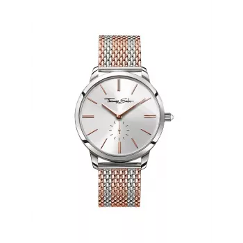 Relógio de mulher THOMAS SABO WA02732832013 - quartzo, aço inoxidável, mostrador prateado