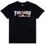 T-shirt Thrasher x Toy Machine Pyramid preta M