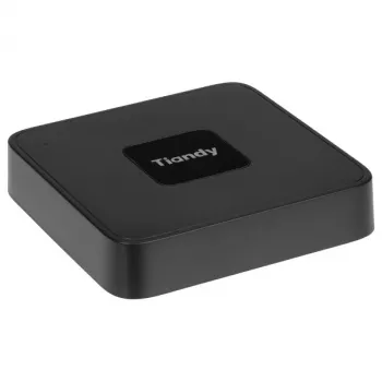NVR IP de 10 canais Tiandy TC-R3110 com 8 portas PoE, H.265+, 1 SATA, versão EU V2.0