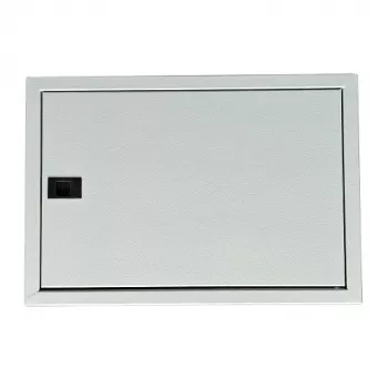 TIBOX AS116 armário de distribuição de superfície 440x300x115mm, 16 módulos, porta transparente, interior