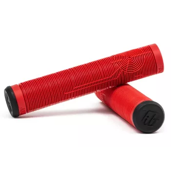Tilt Metra Pro punhos para trotinete Gum - 165mm, diâmetro interior 22.2mm, sem flange, com tampas de guiador de nylon