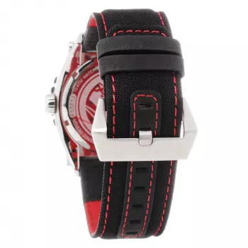 Relógio de quartzo analógico para homem Timberland 13331STB13PNN 45mm caixa de aço inoxidável bracelete de pele castanha