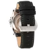 TIMBERLAND relógio de homem analógico de quartzo Henniker II 45mm caixa de aço inoxidável bracelete de pele castanha