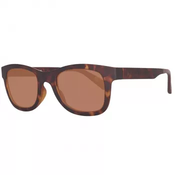 Óculos de sol retangulares de homem Timberland TB9080-5052H Havana verde
