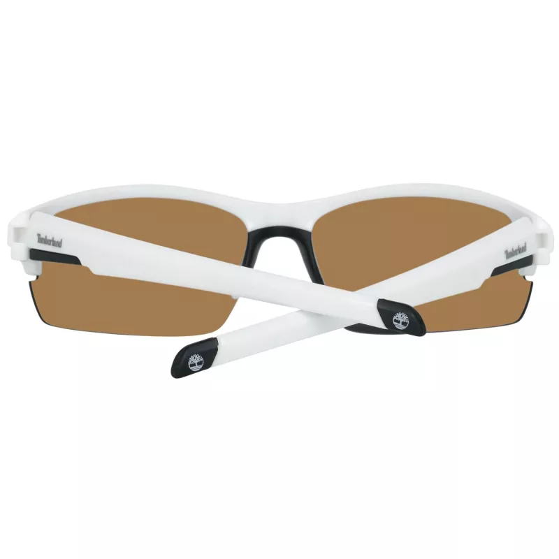 Óculos de sol de homem Timberland TB9173-7021D - Armação preta mate, lentes polarizadas verdes