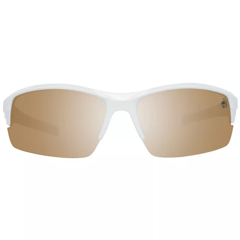 Óculos de sol de homem Timberland TB9173-7021D - Armação preta mate, lentes polarizadas verdes