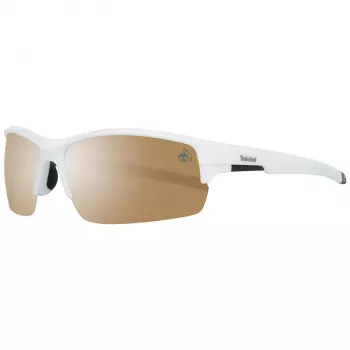 Óculos de sol de homem Timberland TB9173-7021D - Armação preta mate, lentes polarizadas verdes