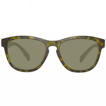 Óculos de sol polarizados de homem Timberland TB9102-5455R - armação preta mate, lentes verdes