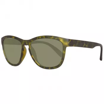 Óculos de sol polarizados de homem Timberland TB9102-5455R - armação preta mate, lentes verdes