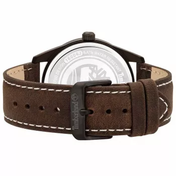 Relógio de homem TIMBERLAND TBL16004JYU03 43mm mostrador azul bracelete de pele castanho