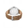 Timberland relógio de homem TDWGF2200903 45mm aço inoxidável pele castanha