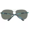 Óculos de sol Timberland homem TB9086-6209D polarizados - armação preta mate, lentes verdes