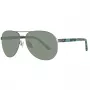 Óculos de sol Timberland homem TB9086-6209D polarizados - armação preta mate, lentes verdes