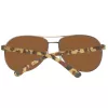 Óculos de sol polarizados Timberland TB9086-6249H para homem preto mate verde 62 mm