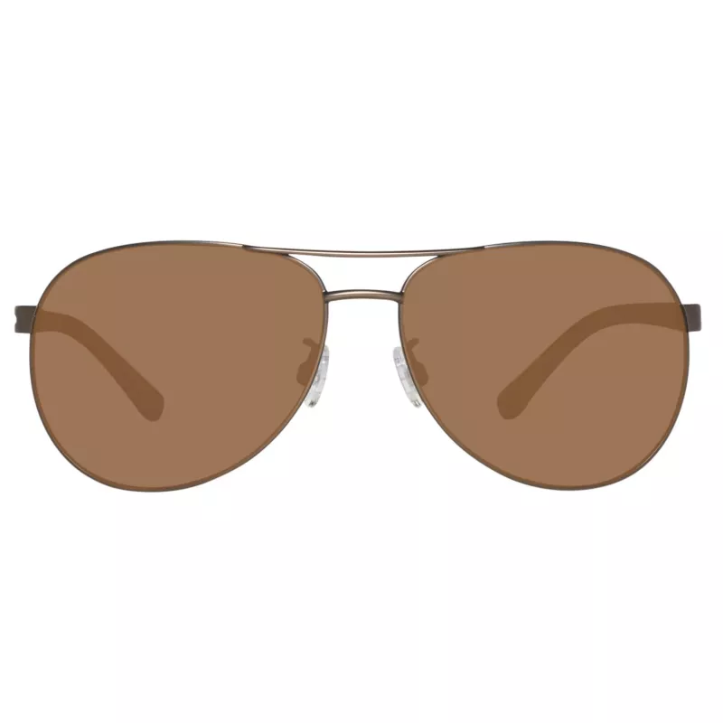 Óculos de sol polarizados Timberland TB9086-6249H para homem preto mate verde 62 mm