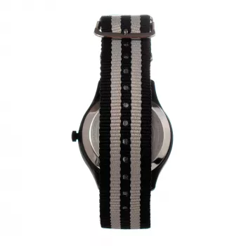 Relógio mecânico de corda manual de homem TIMEX Expedition North Field Post 41mm caixa de aço inoxidável mostrador preto bracelete de pele castanha TW2V10600LG