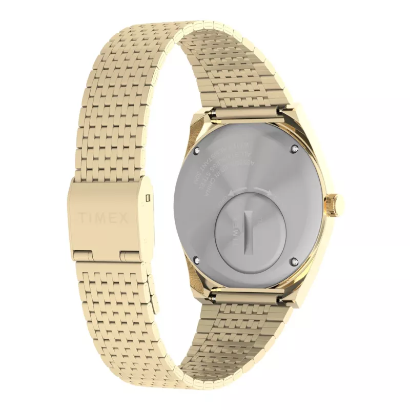 Relógio Timex Expedition North Field Post Solar 42mm para homem - mostrador preto, bracelete de pele castanha, quartzo solar